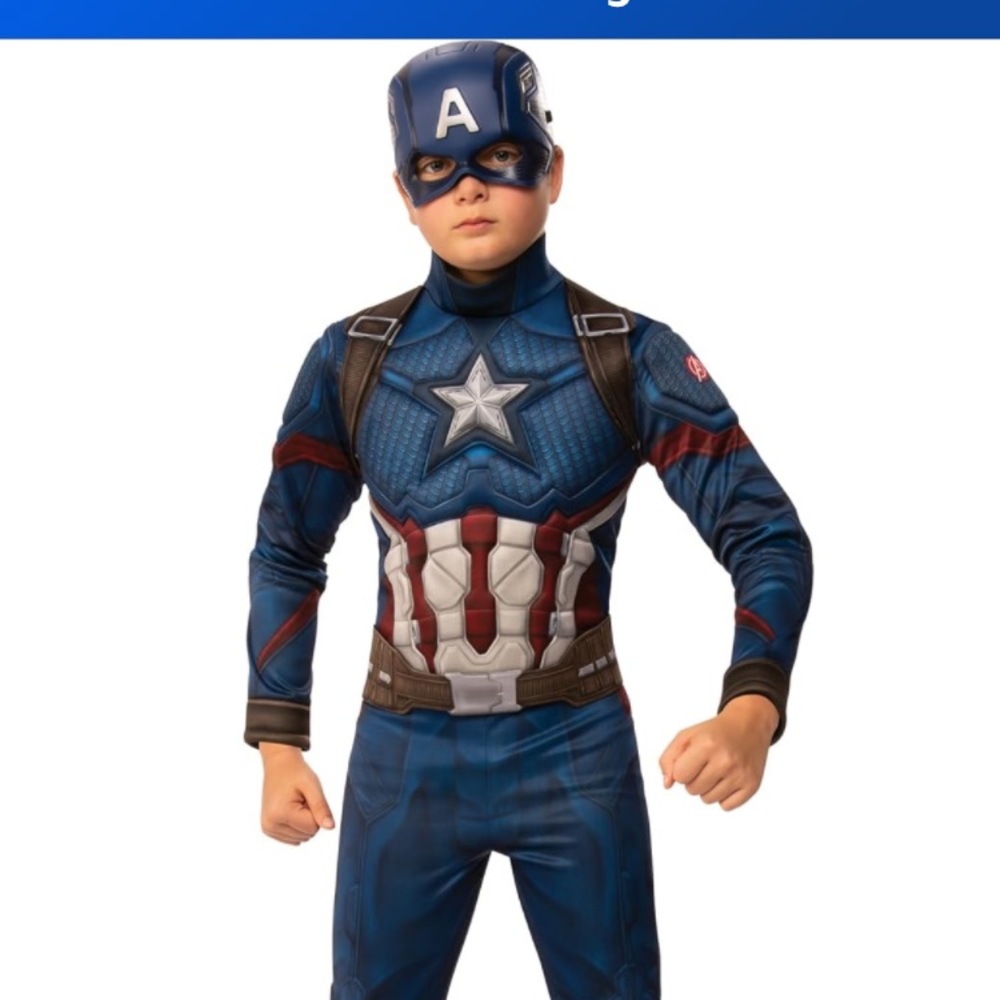 Kids' Marvel Captain America Halloween Costume. SEE PICS FOR MEASUREMENTS No tag